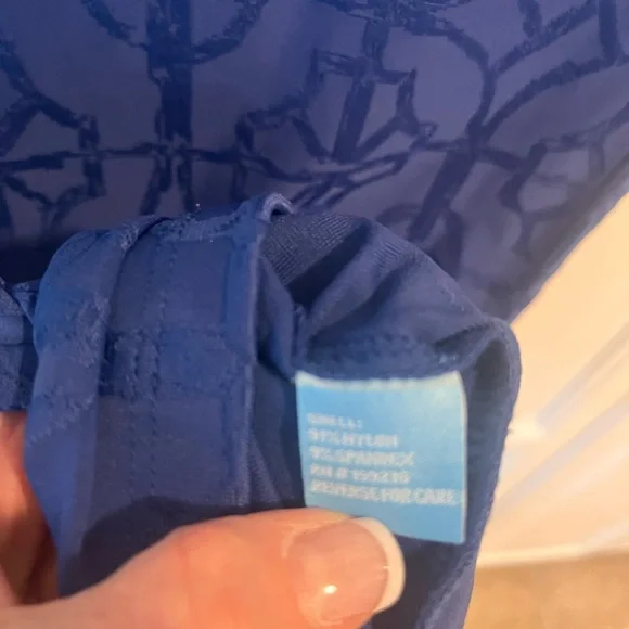 J. McLaughlin Navy Short Sleeve Tee - Picture 5 of 5